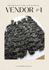 Indonesian Vendors List #1- Tape Extensions/Itips/Ktips/Bundles/Seamless Clip Ins